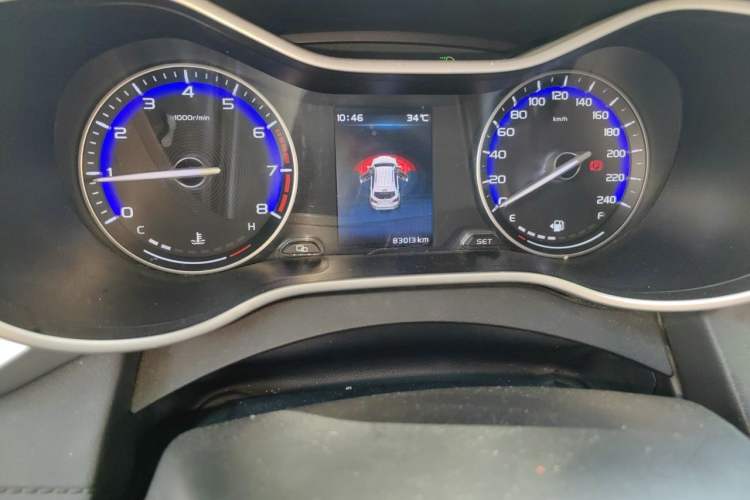 Used Geely Auto Vision S1 2018 1.5L Manual Fong Chi Model Odometer Close Up