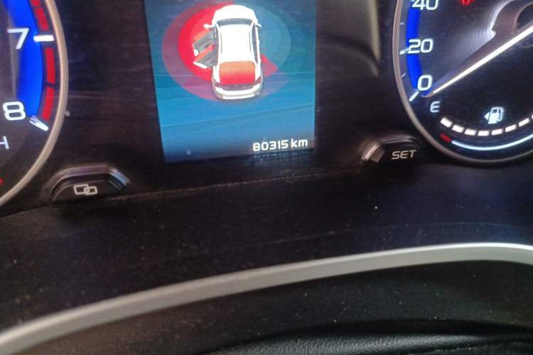 Used Geely Auto Vision S1 2018 1.5L Manual Fong Chi Model Odometer Close Up