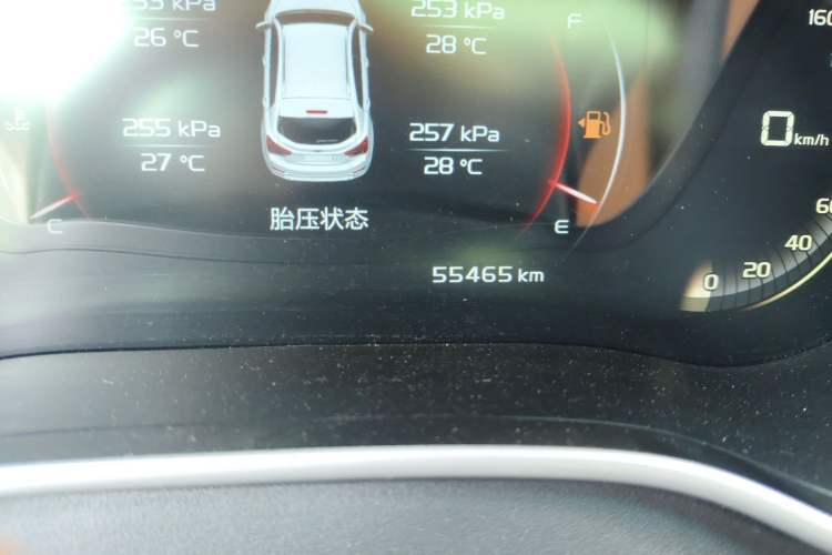 Used Geely Auto Vision S1 2018 1.4T CVT FENGXING Model Odometer Close Up