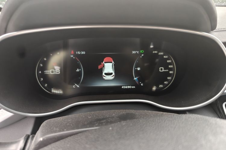 Used Geely Auto Vision S1 2018 1.5L Manual FENGXING Model Odometer Close Up