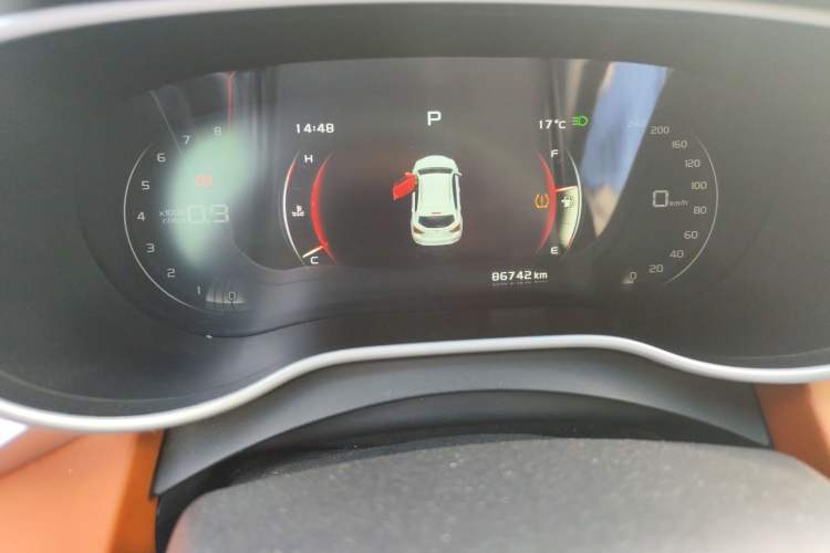 Used Geely Auto Vision S1 2018 1.5L CVT FENGXING Model Odometer Close Up