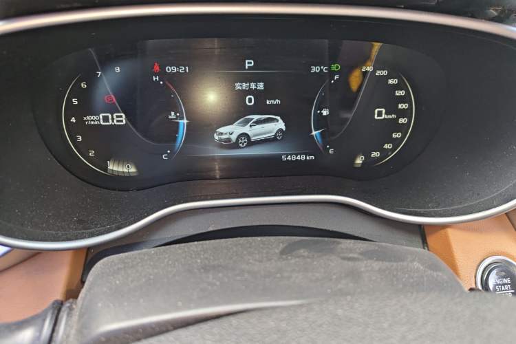 Used Geely Auto Vision S1 2018 1.4T CVT Fengchi Model Odometer Close Up