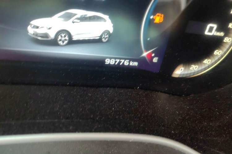 Used Geely Auto Vision S1 2018 1.5L CVT FENGXING Model Odometer Close Up