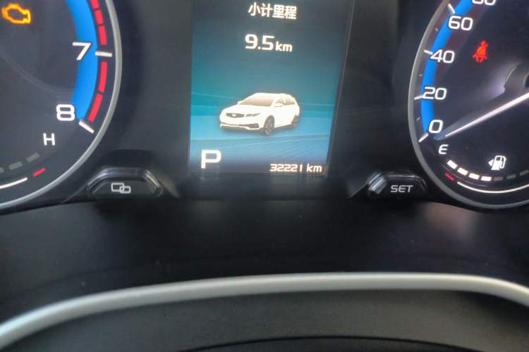 Used Geely Auto Vision S1 2019 Upgraded Model 1.5L CVT Luxury Version Odometer Close Up