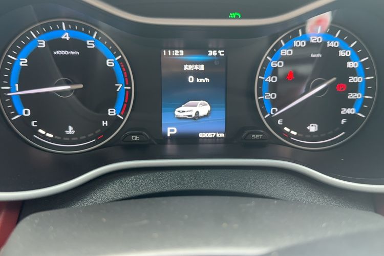 Used Geely Auto Vision S1 2019 Upgraded Model 1.5L CVT Luxury Version Odometer Close Up