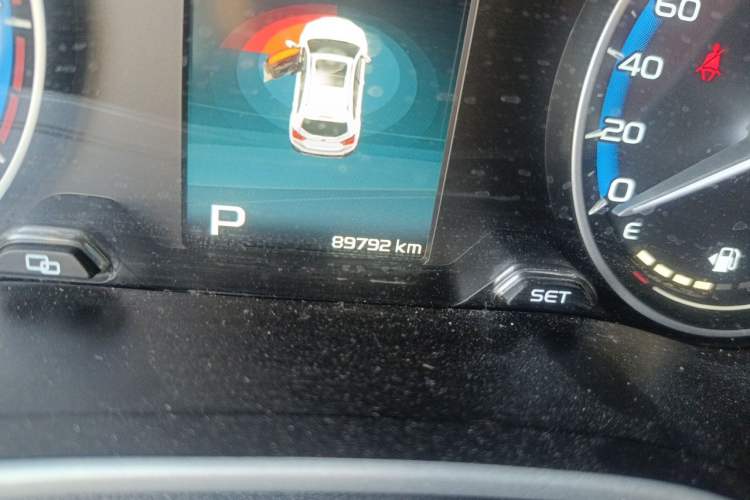 Used Geely Auto Vision S1 2019 Upgraded Model 1.5L CVT Luxury Version Odometer Close Up