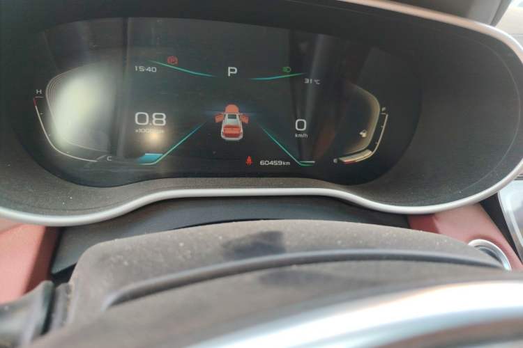 Used Geely Auto Vision S1 2019 Upgraded Model 1.5L CVT Luxury Version Odometer Close Up