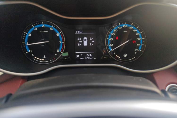 Used Geely Auto Vision S1 2019 Upgraded Model 1.5L CVT Asian Games Edition Odometer Close Up