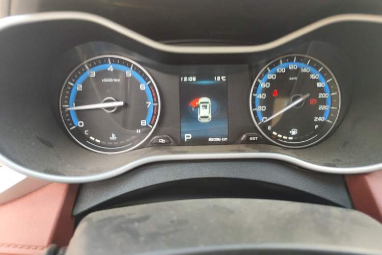 Used Geely Auto Vision S1 2019 Upgraded Model 1.5L CVT Luxury Version Odometer Close Up