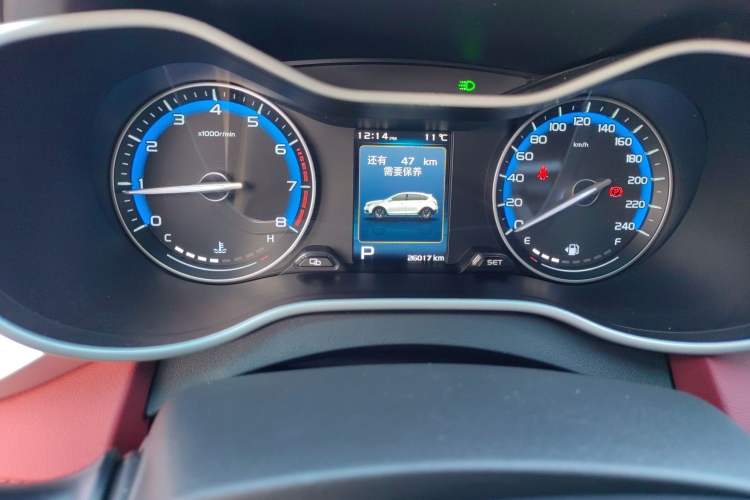Used Geely Auto Vision S1 2019 Upgraded Model 1.5L CVT Luxury Version Odometer Close Up