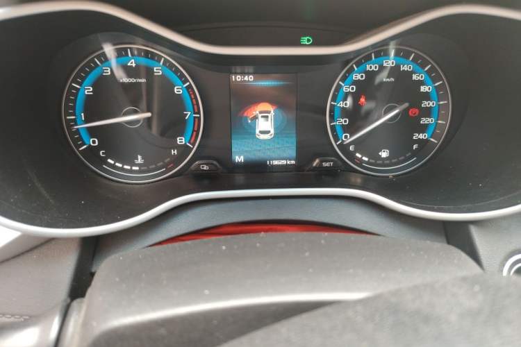 Used Geely Auto Vision S1 2019 Upgraded Model 1.5L Manual Happiness Edition Odometer Close Up