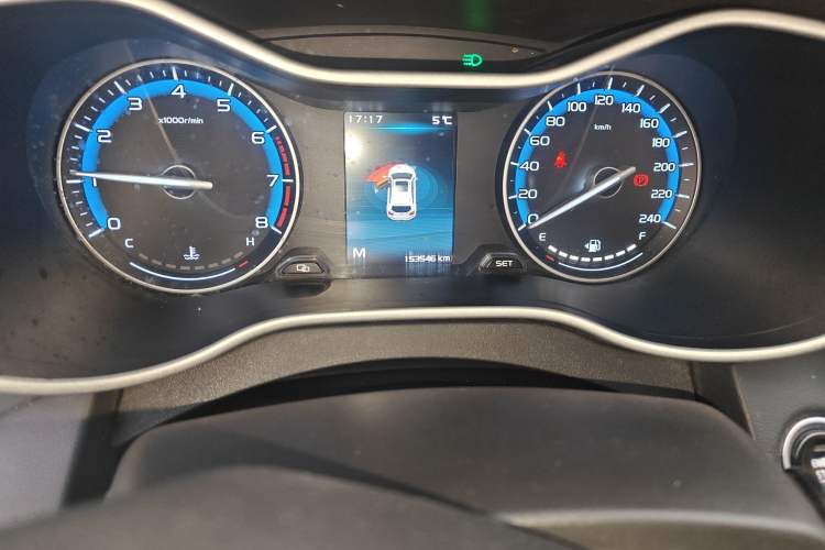 Used Geely Auto Vision S1 2019 Upgraded Model 1.5L Manual Elite Version Odometer Close Up