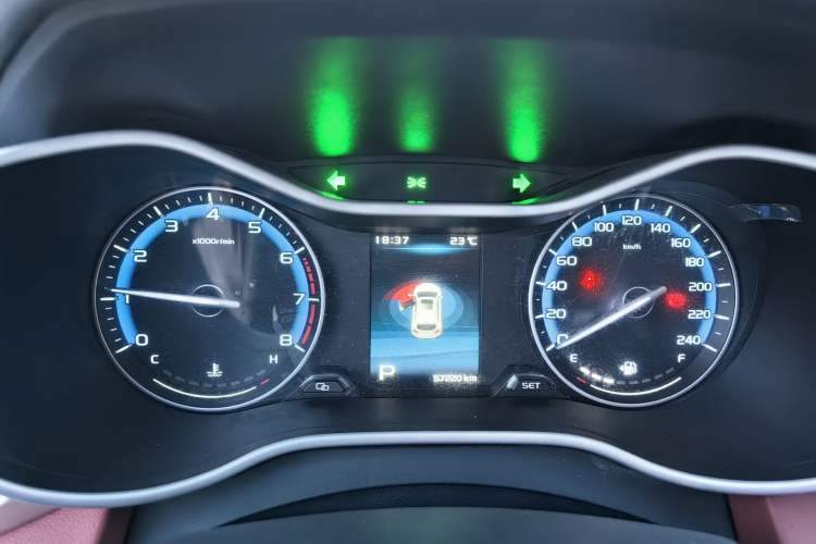 Used Geely Auto Vision S1 2019 Upgraded Model 1.5L CVT Luxury Version Odometer Close Up
