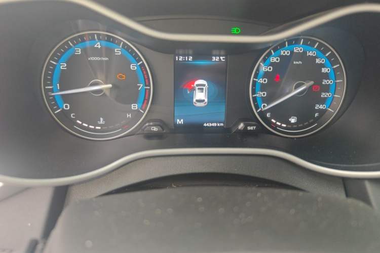 Used Geely Auto Vision S1 2019 Upgraded Model 1.5L Manual Elite Version Odometer Close Up