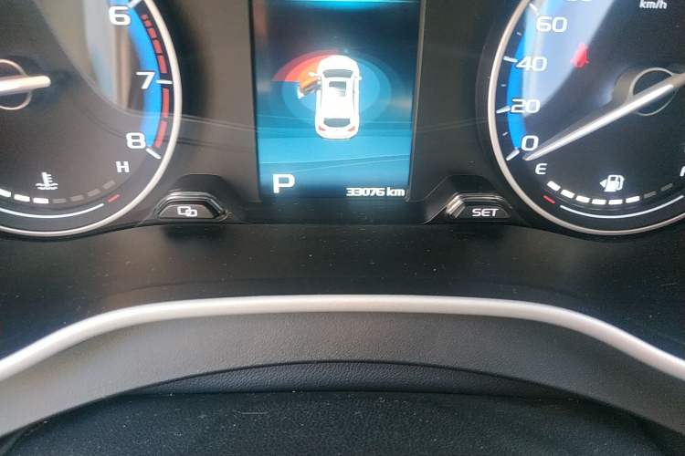 Used Geely Auto Vision S1 2019 Upgraded Model 1.5L CVT Luxury Version Odometer Close Up