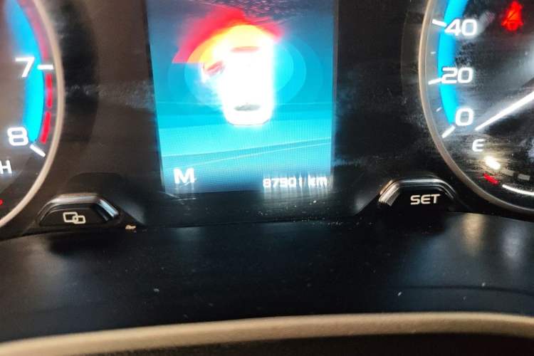 Used Geely Auto Vision S1 2019 Upgraded Model 1.5L Manual Elite Version Odometer Close Up