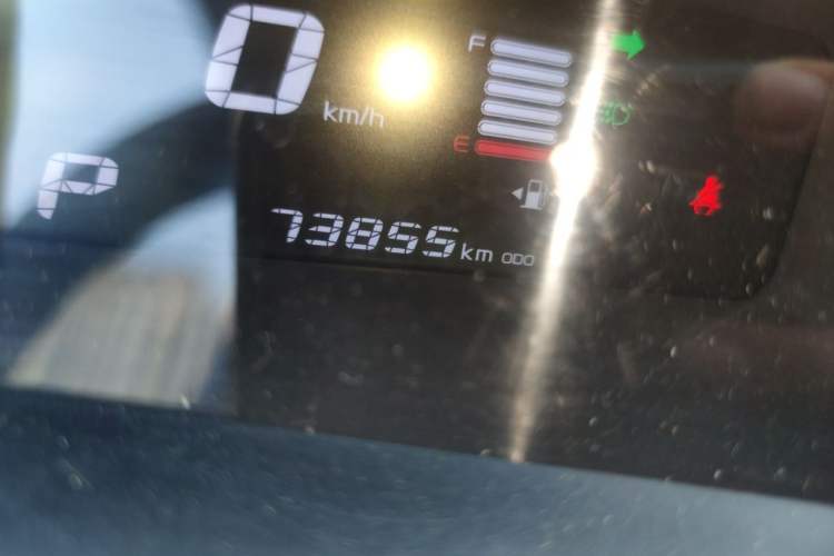 Used Geely Auto Vision X1 2017 1.3L Automatic Fun Edition Odometer Close Up