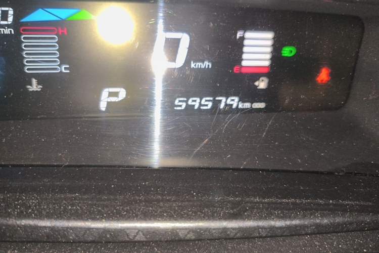 Used Geely Auto Vision X1 2017 1.3L Automatic Player Edition Odometer Close Up