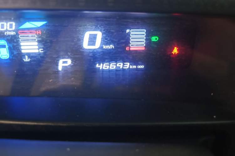 Used Geely Auto Vision X1 2017 1.3L Automatic Player Edition Odometer Close Up