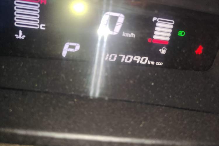 Used Geely Auto Vision X1 2017 1.3L Automatic Player Edition Odometer Close Up
