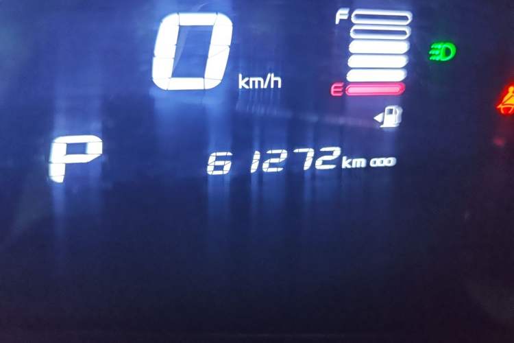 Used Geely Auto Vision X1 2017 1.3L Automatic Player Edition Odometer Close Up