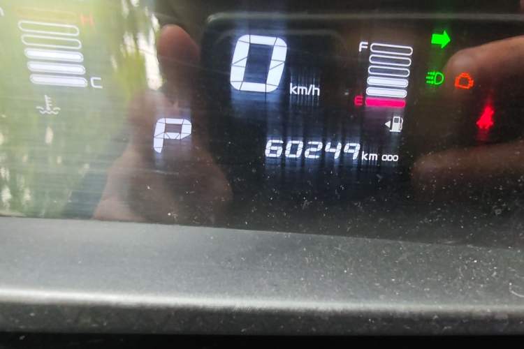 Used Geely Auto Vision X1 2017 1.3L Automatic Player Edition Odometer Close Up