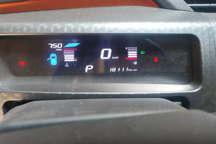 Used Geely Auto Vision X1 2017 1.3L Automatic Player Edition Odometer Close Up