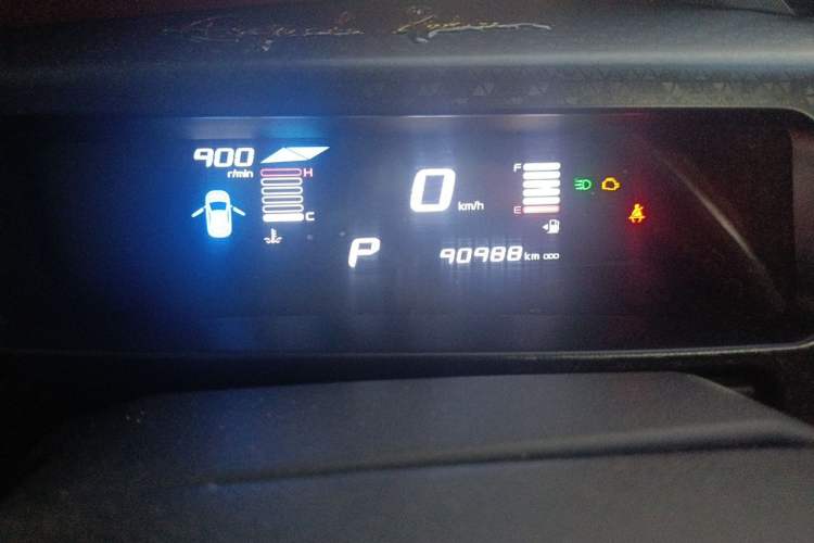 Used Geely Auto Vision X1 2017 1.3L Automatic Player Edition Odometer Close Up