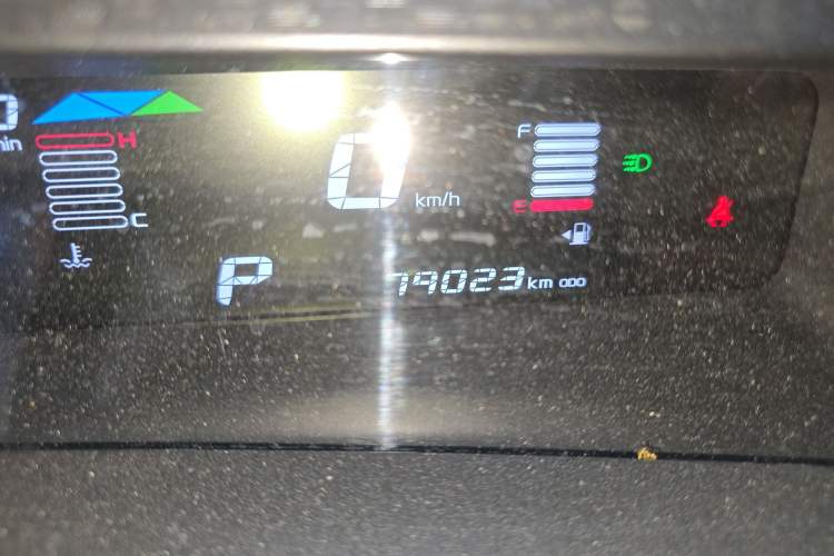Used Geely Auto Vision X1 2017 1.3L Automatic Player Edition Odometer Close Up