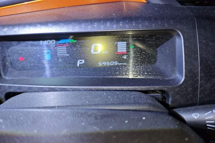 Used Geely Auto Vision X1 2017 1.3L Automatic Fun Edition Odometer Close Up