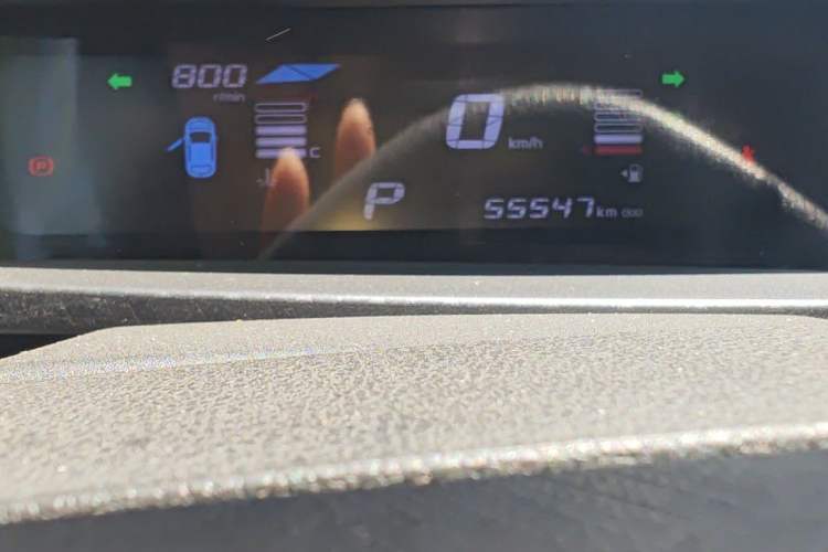 Used Geely Auto Vision X1 2017 1.3L Automatic Player Edition Odometer Close Up