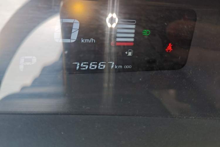 Used Geely Auto Vision X1 2017 1.3L Automatic Player Edition Odometer Close Up