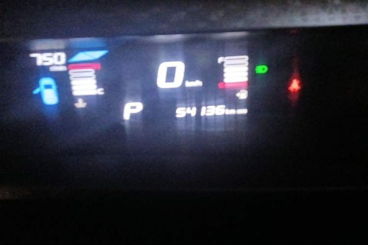 Used Geely Auto Vision X1 2017 1.3L Automatic Player Edition Odometer Close Up