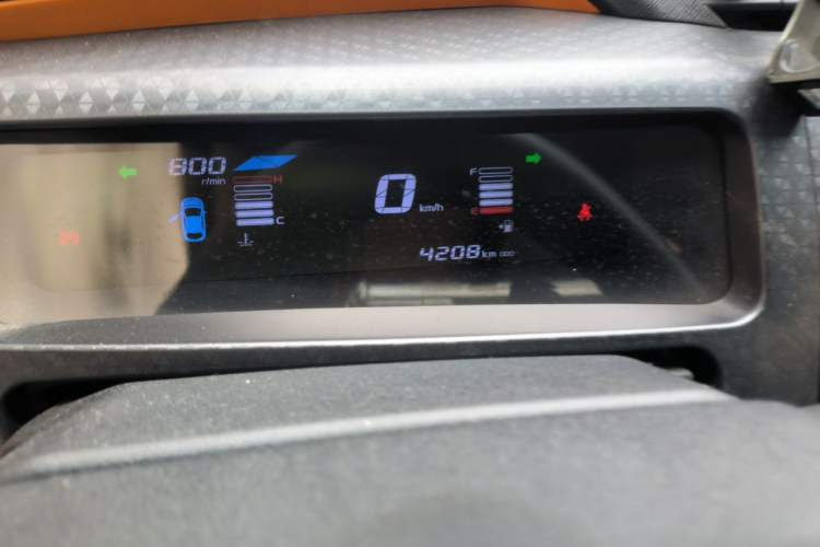 Used Geely Auto Vision X1 2017 1.3L Manual Frenzy Edition Odometer Close Up