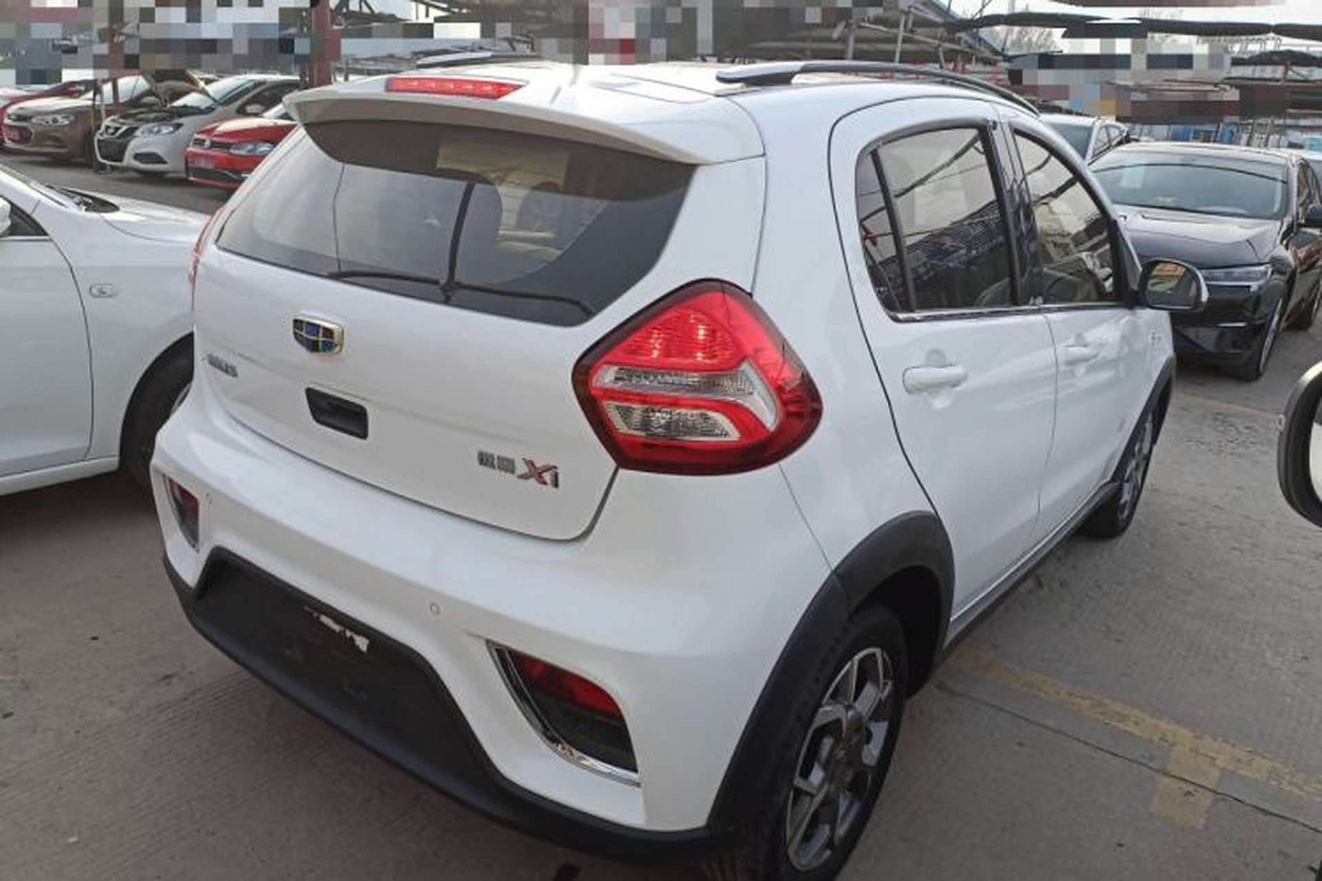 Used Geely Auto Vision X1 2017 1.3L Automatic Fun Edition Rear Right 45 Deg