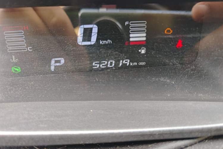 Used Geely Auto Vision X1 2017 1.3L Automatic Player Edition Odometer Close Up