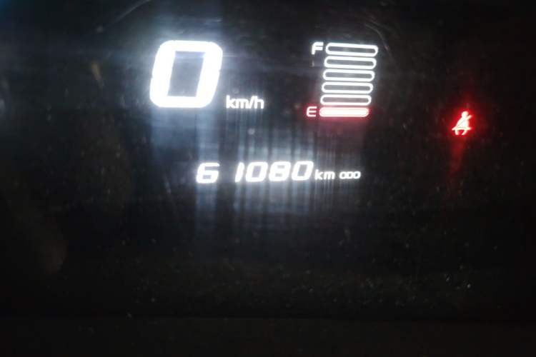 Used Geely Auto Vision X1 2017 1.3L Manual Frenzy Edition Odometer Close Up
