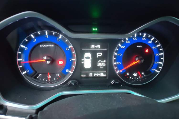 Used Geely Auto Vision X3 2017 1.5L Automatic Luxury Model Instrument Cluster