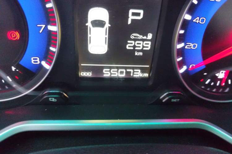 Used Geely Auto Vision X3 2017 1.5L Automatic Luxury Model Odometer Close Up