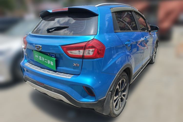 Used Geely Auto Vision X3 2017 1.5L Manual Elite Model Rear Right 45 Deg