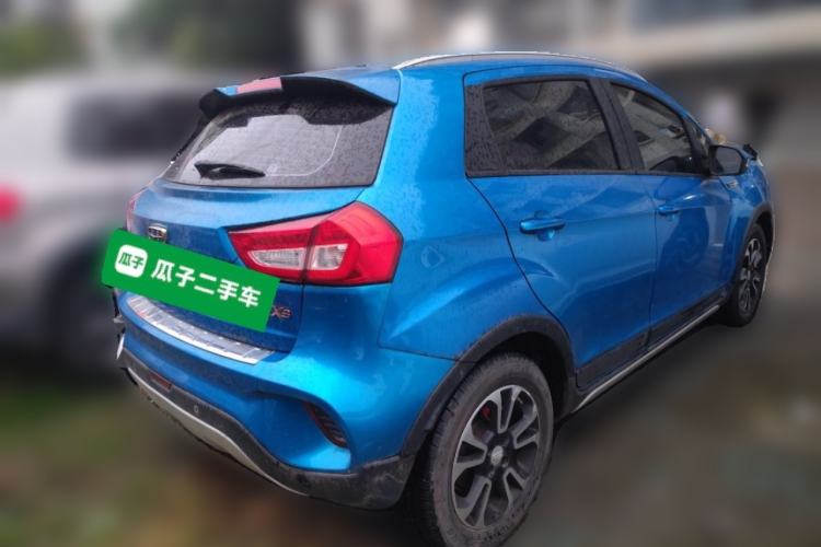 Used Geely Auto Vision X3 2017 1.5L Automatic Luxury Model Rear Right 45 Deg