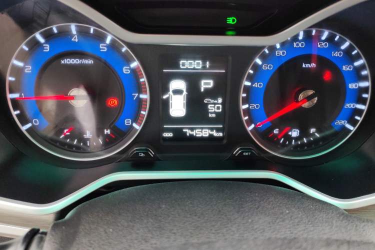 Used Geely Auto Vision X3 2017 1.5L Automatic Elite Model Odometer Close Up