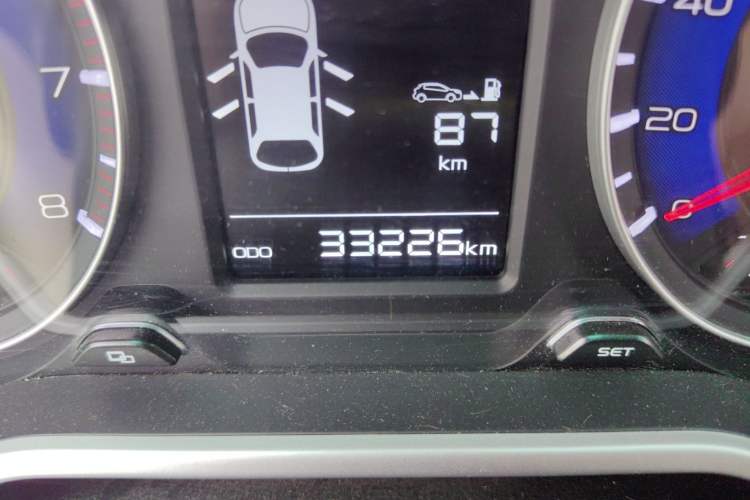 Used Geely Auto Vision X3 2017 1.5L Manual Luxury Model Odometer Close Up