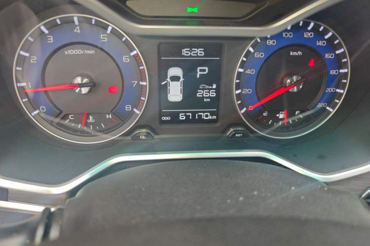 Used Geely Auto Vision X3 2017 1.5L Automatic Luxury Model Odometer Close Up