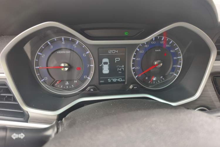 Used Geely Auto Vision X3 2017 1.5L Automatic Luxury Model Odometer Close Up