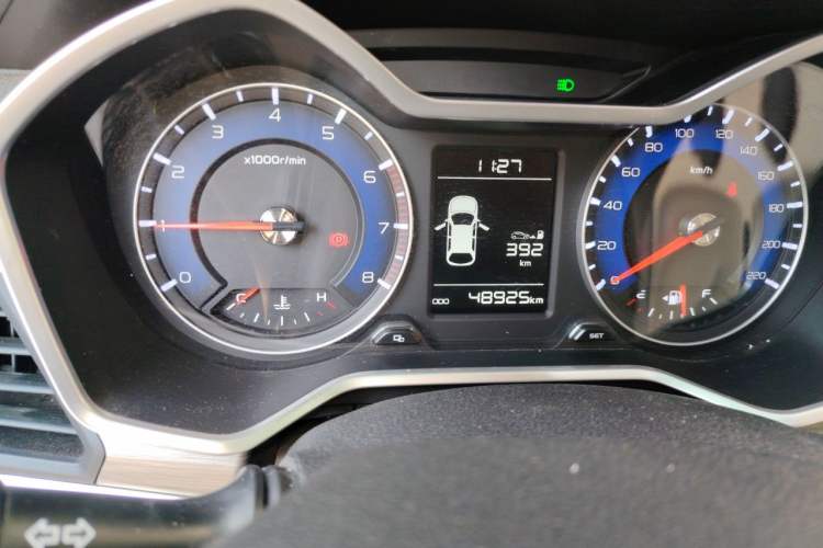 Used Geely Auto Vision X3 2017 1.5L Manual Luxury Model Odometer Close Up