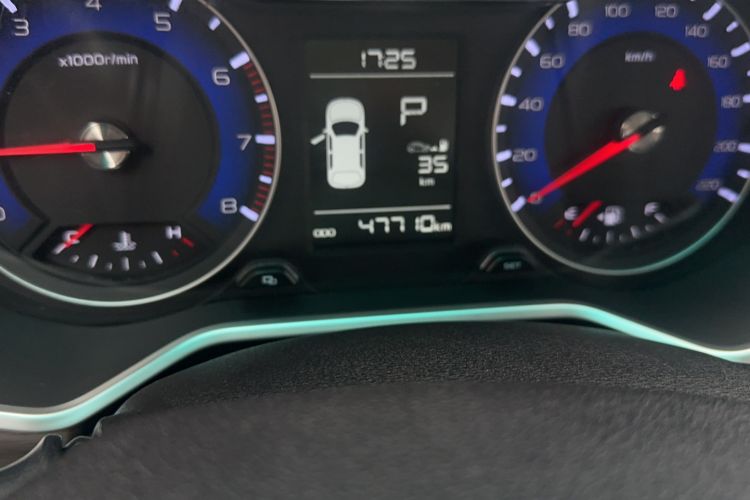 Used Geely Auto Vision X3 2017 1.5L Automatic Elite Model Odometer Close Up