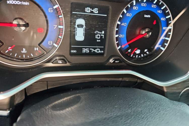 Used Geely Auto Vision X3 2017 1.5L Manual Luxury Model Odometer Close Up