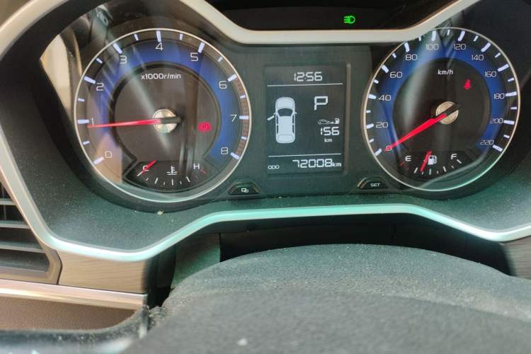 Used Geely Auto Vision X3 2017 1.5L Automatic Luxury Model Odometer Close Up