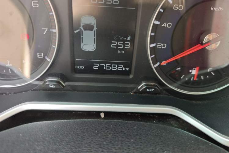 Used Geely Auto Vision X3 2017 1.5L Manual Elite Model Odometer Close Up